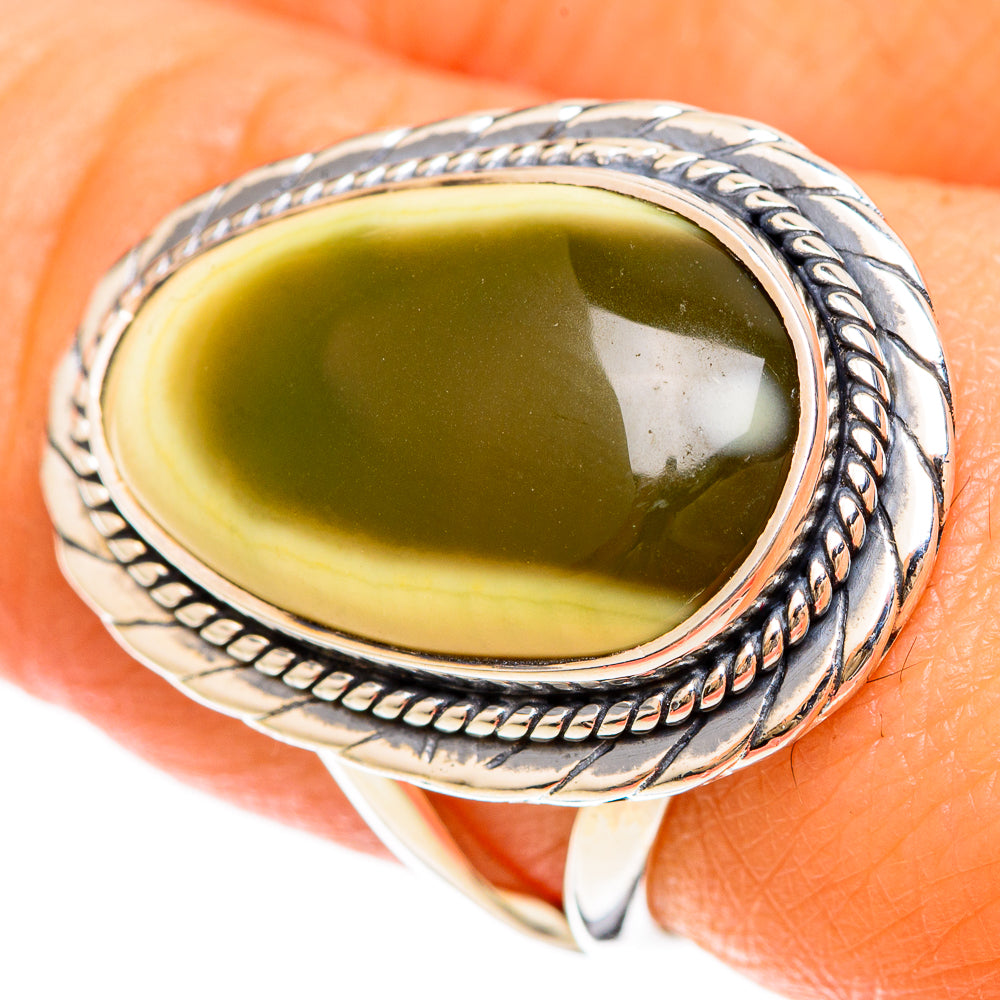 Polychrome Jasper Rings handcrafted by Anasilvercos - RING108560