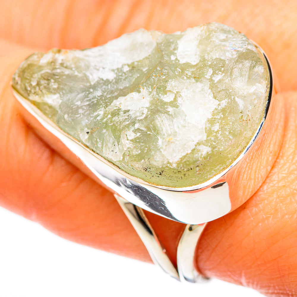 Prehnite Rings handcrafted by Anasilvercos - RING108590