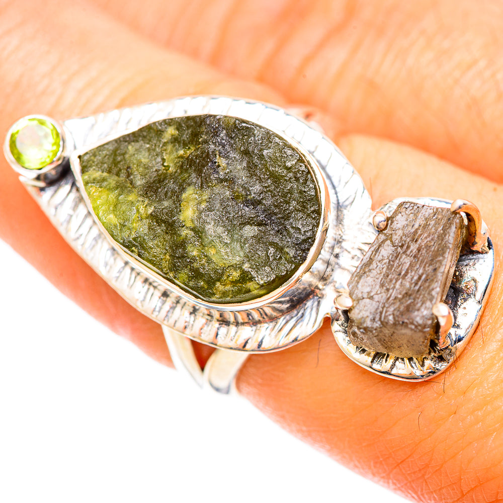 Chrome Diopside Rings handcrafted by Anasilvercos - RING108597