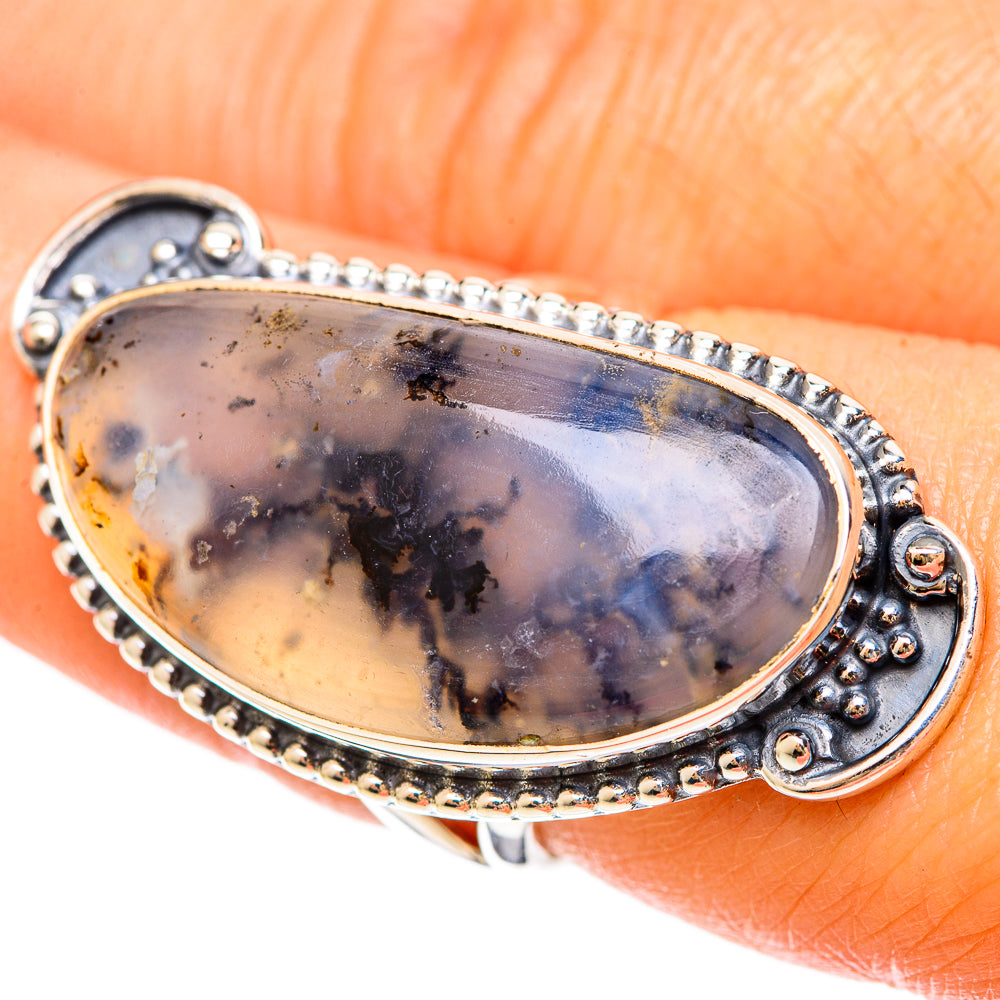 Dendritic Opal Rings handcrafted by Anasilvercos - RING108625