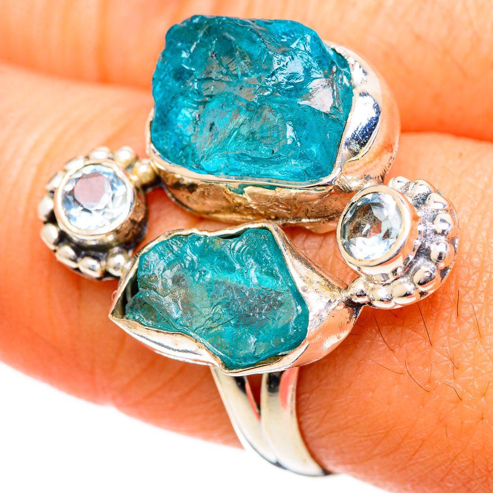 Apatite Rings handcrafted by Anasilvercos - RING108631