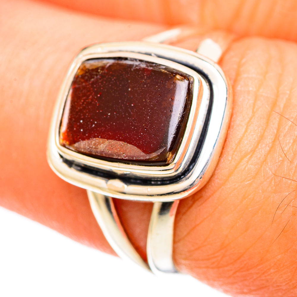 Ammolite Rings handcrafted by Anasilvercos - RING108645
