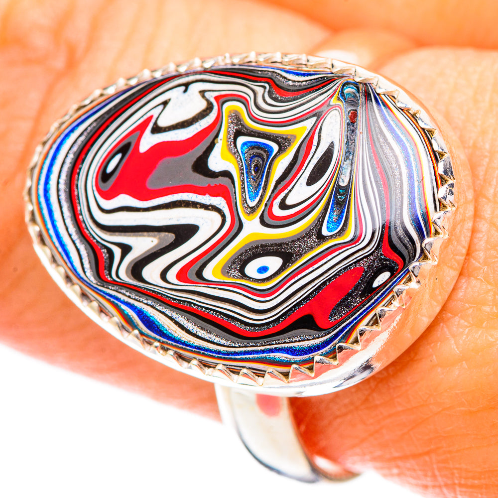 Fordite Rings handcrafted by Anasilvercos - RING108658