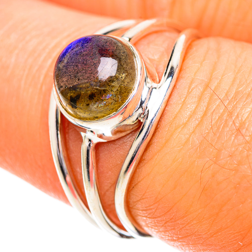 Labradorite Rings handcrafted by Anasilvercos - RING108702