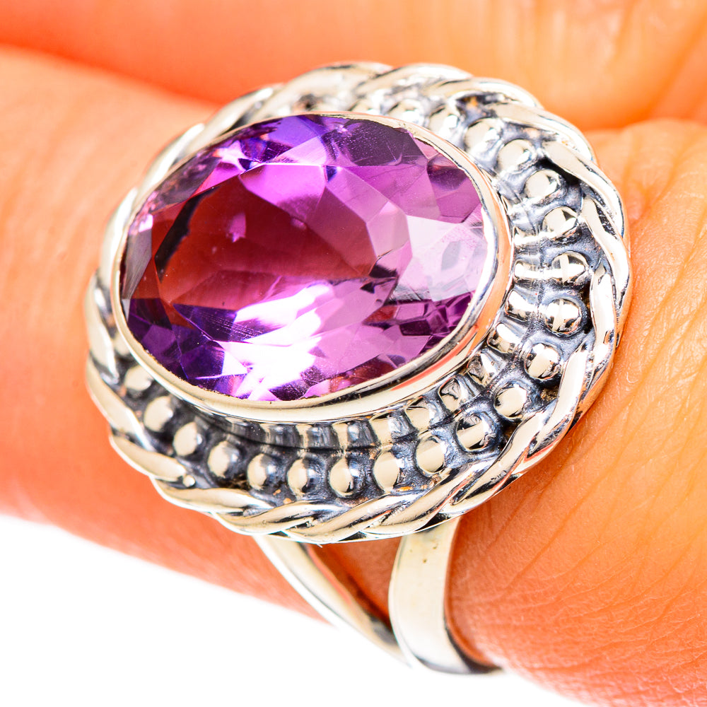 Amethyst Rings handcrafted by Anasilvercos - RING108716