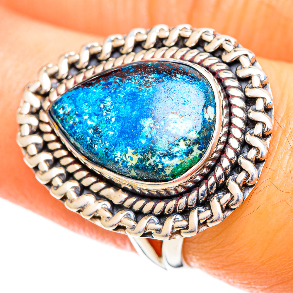 Shattuckite Rings handcrafted by Anasilvercos - RING108736