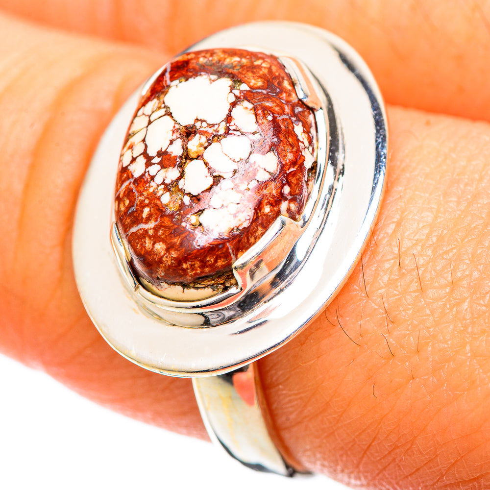 Wild Horse Jasper Rings handcrafted by Anasilvercos - RING108802