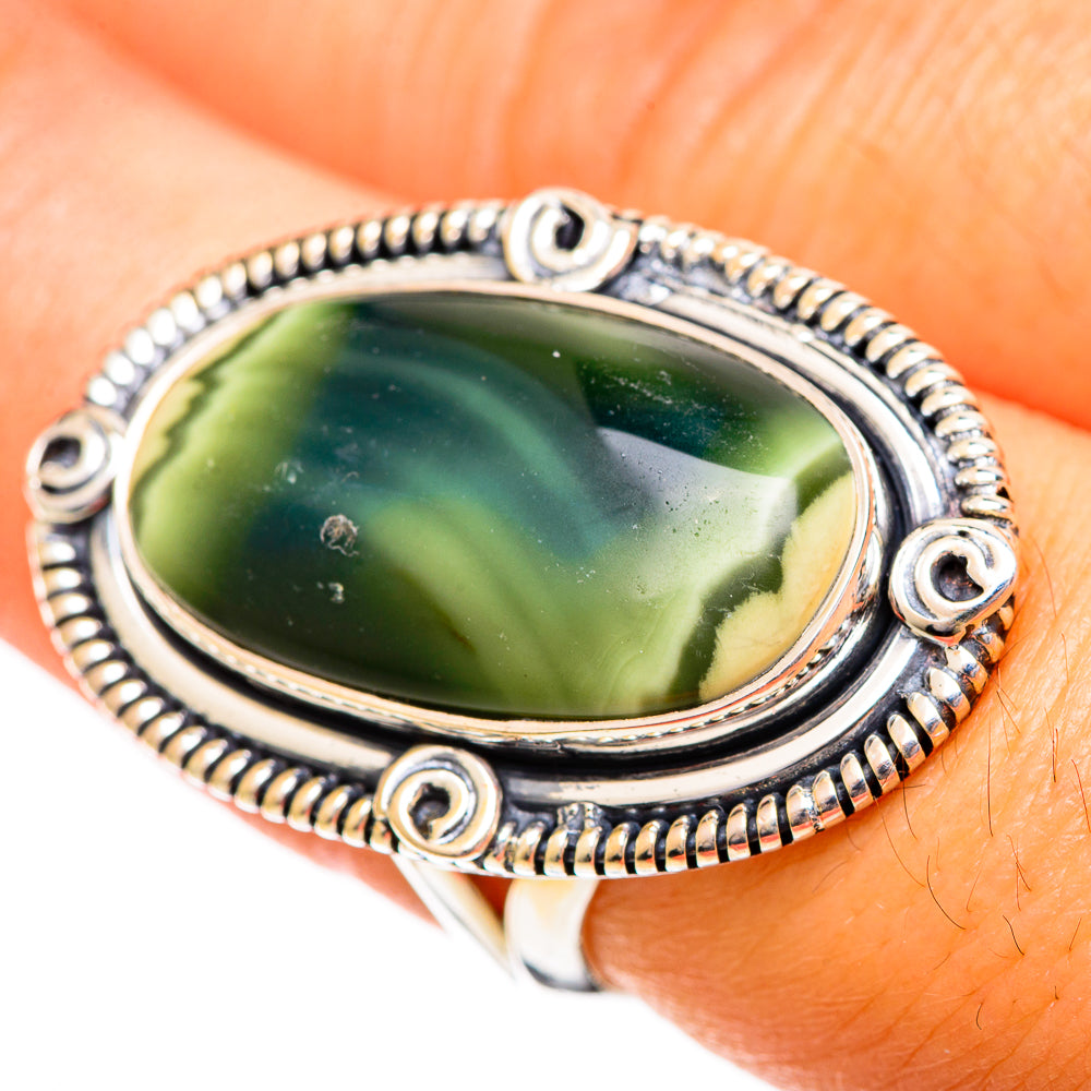 Polychrome Jasper Rings handcrafted by Anasilvercos - RING108872