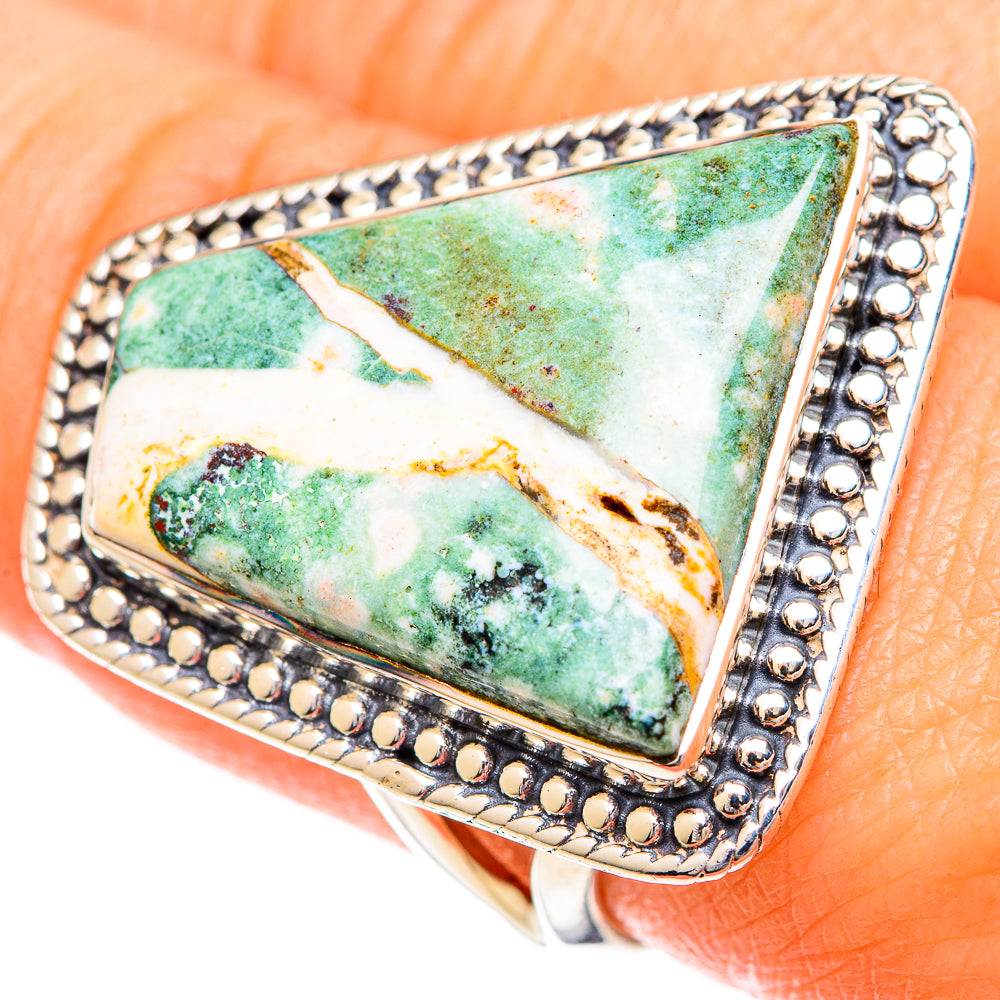Ocean Jasper Rings handcrafted by Anasilvercos - RING108873