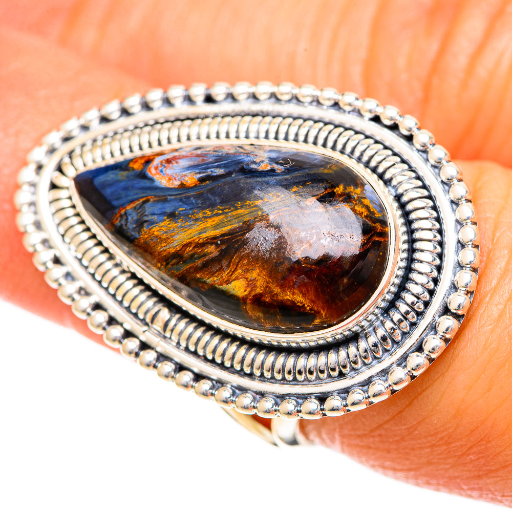 Pietersite Rings handcrafted by Anasilvercos - RING108888
