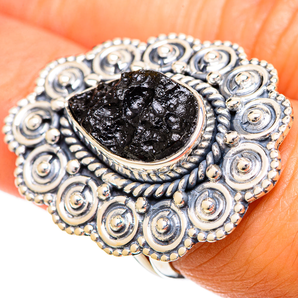 Tektite Rings handcrafted by Anasilvercos - RING108921