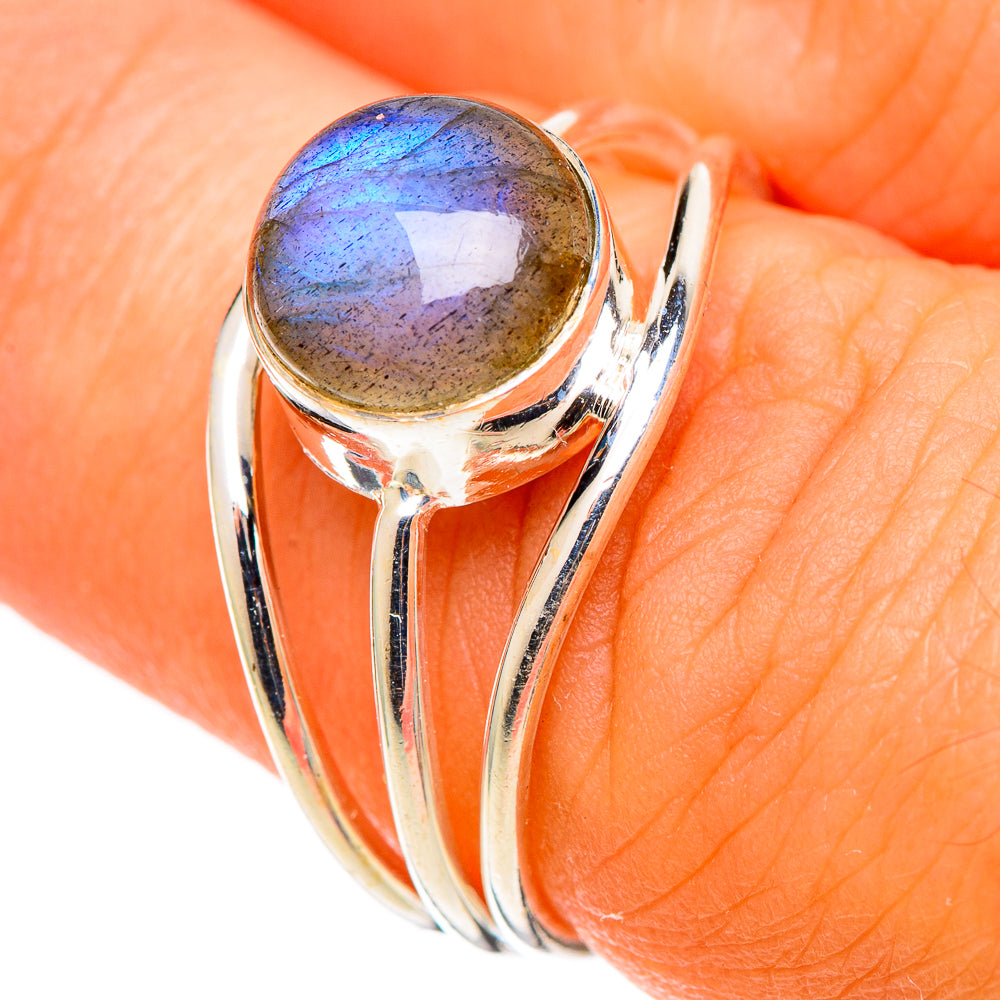 Labradorite Rings handcrafted by Anasilvercos - RING108927