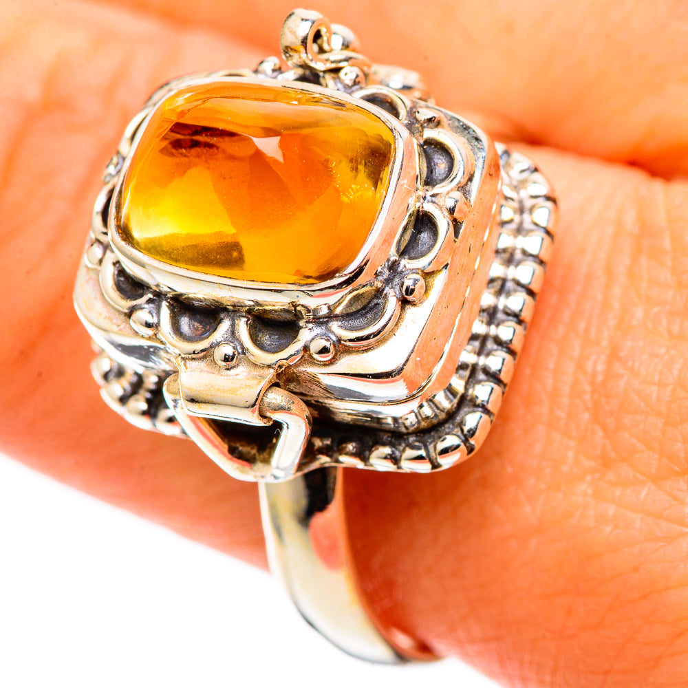 Citrine Rings handcrafted by Anasilvercos - RING108939