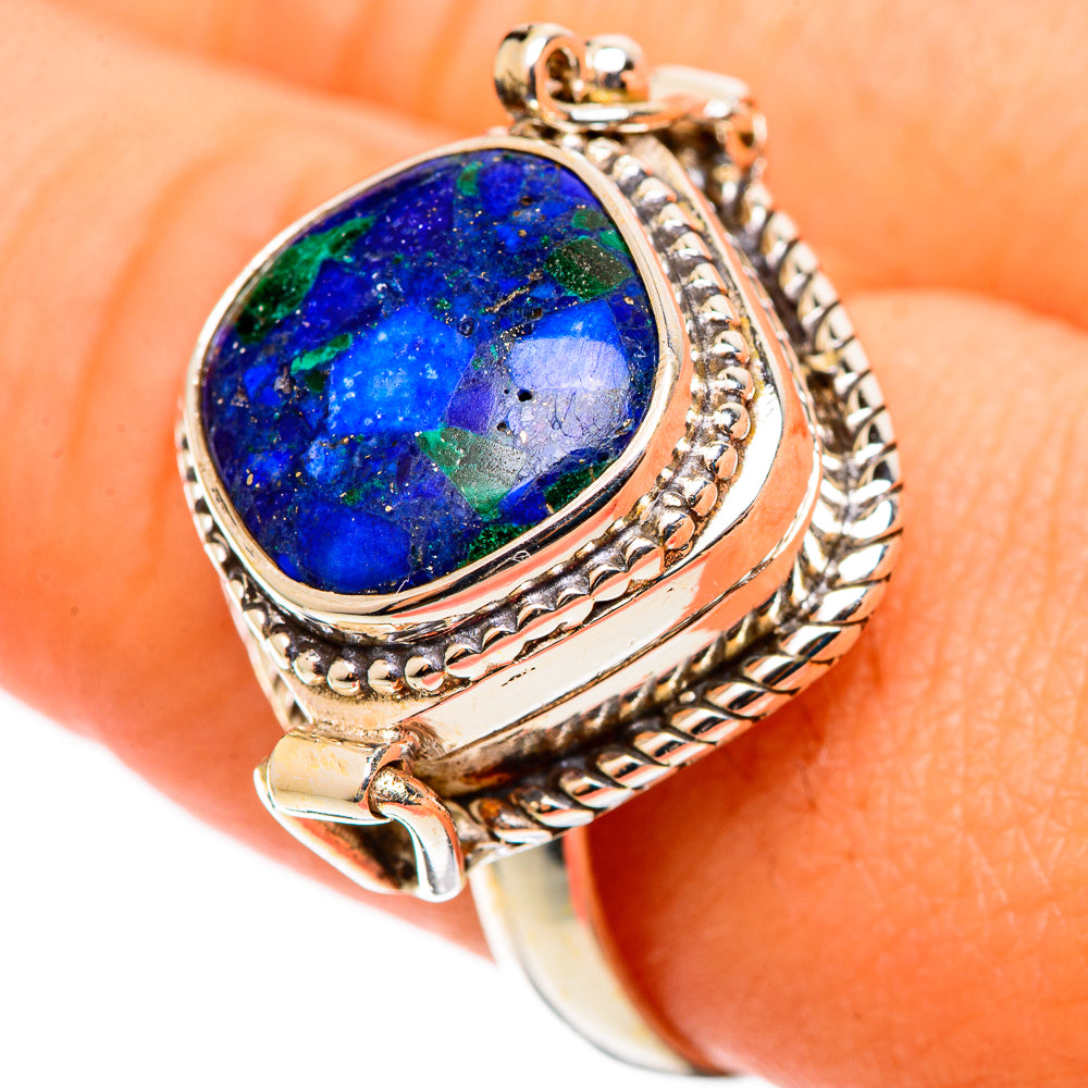 Azurite Rings handcrafted by Anasilvercos - RING108952