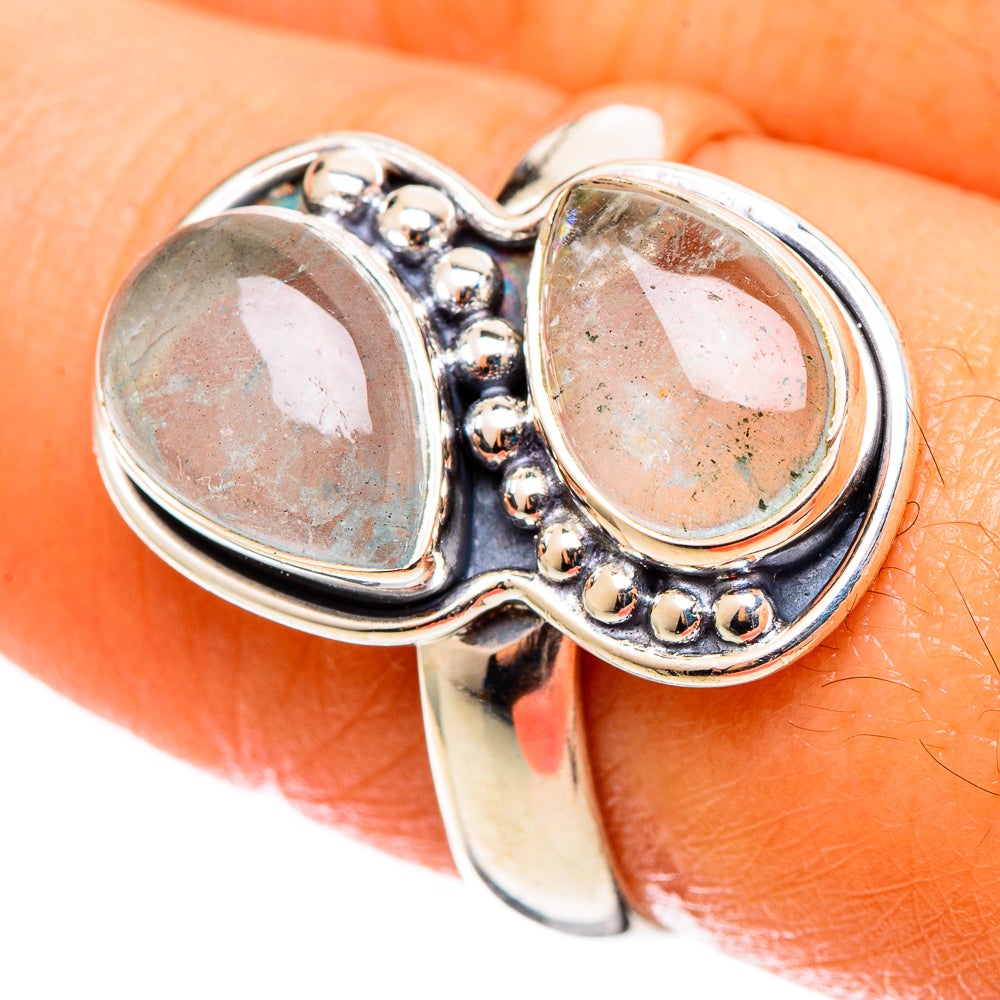 Aquamarine Rings handcrafted by Anasilvercos - RING108956