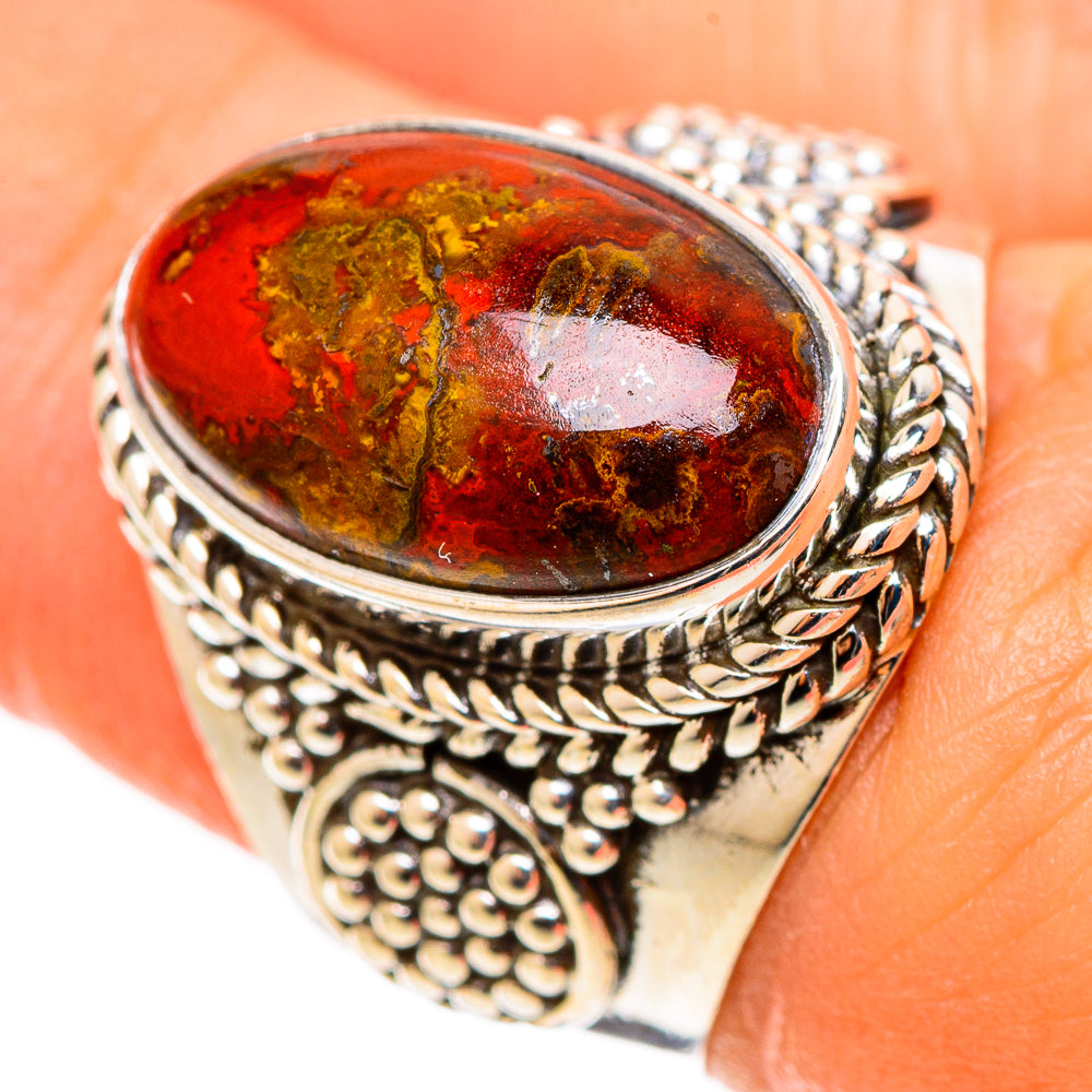 Moroccan Agate Rings handcrafted by Anasilvercos - RING108998