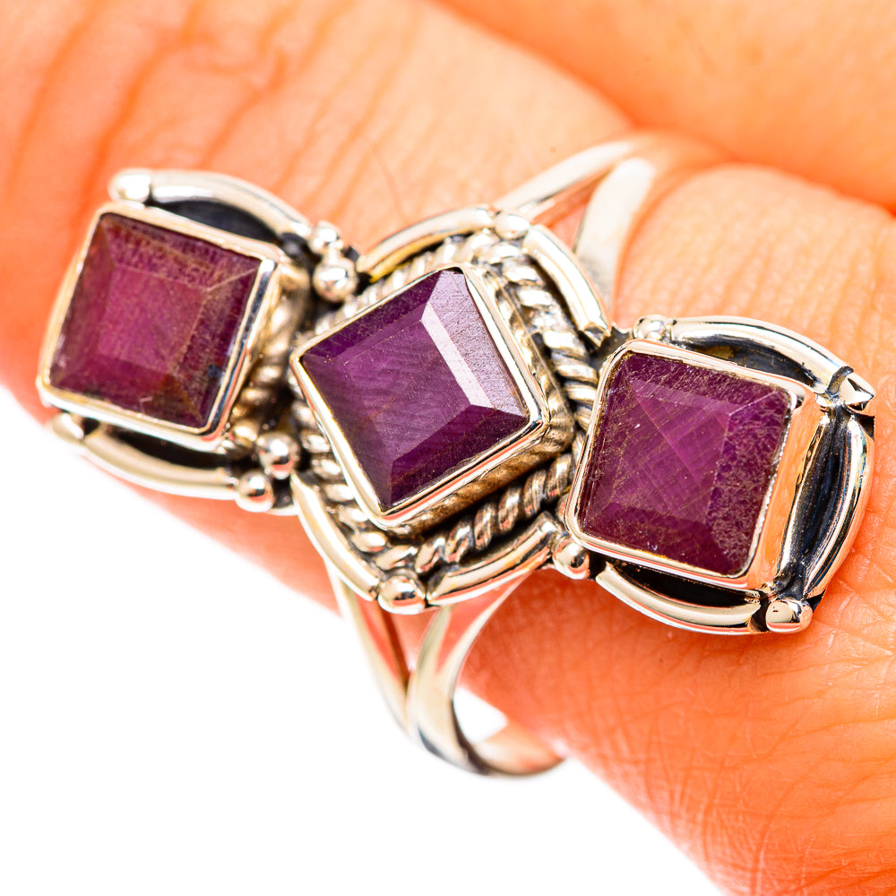 Ruby Rings handcrafted by Anasilvercos - RING109003