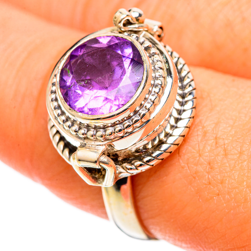 Amethyst Rings handcrafted by Anasilvercos - RING109007