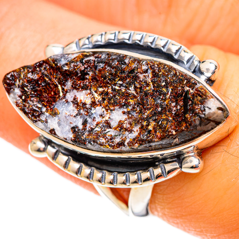 Astrophyllite Rings handcrafted by Anasilvercos - RING109028