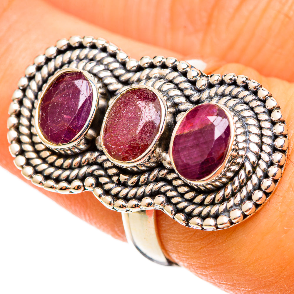 Ruby Rings handcrafted by Anasilvercos - RING109031
