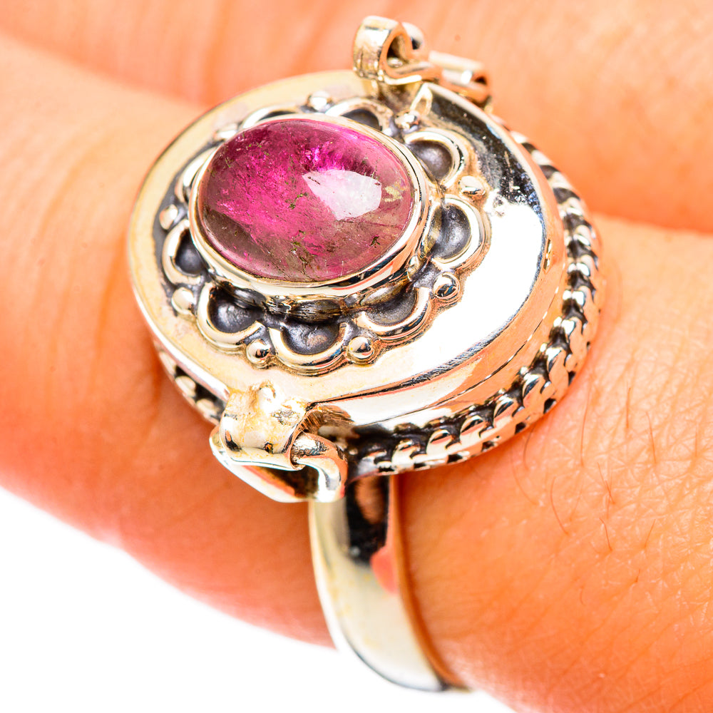 Pink Tourmaline Rings handcrafted by Anasilvercos - RING109044