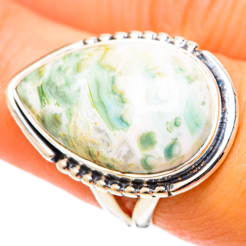 Ocean Jasper Rings handcrafted by Anasilvercos - RING109053