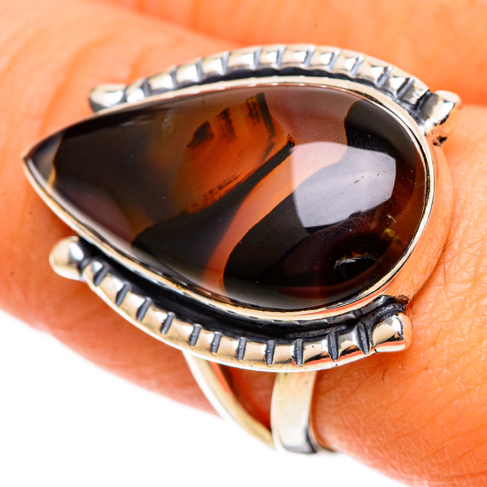 Montana Agate Rings handcrafted by Anasilvercos - RING109058