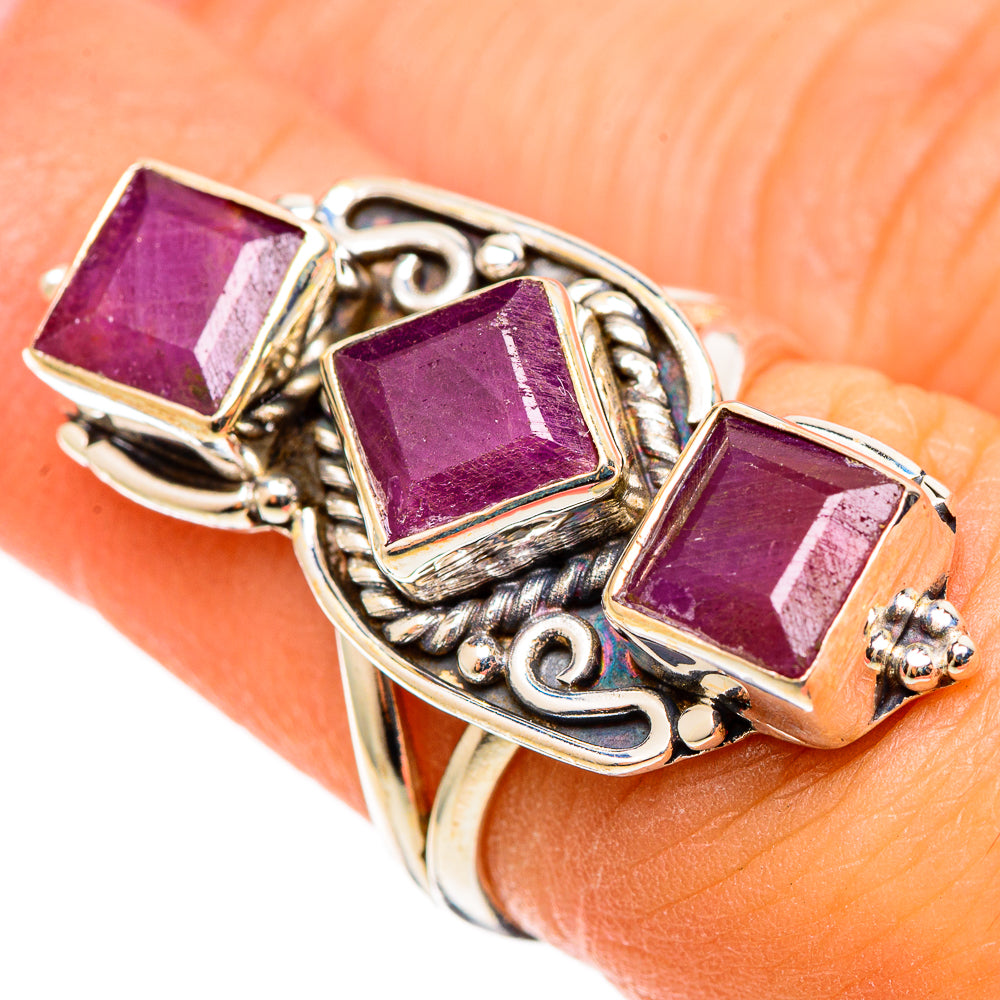 Ruby Rings handcrafted by Anasilvercos - RING109059