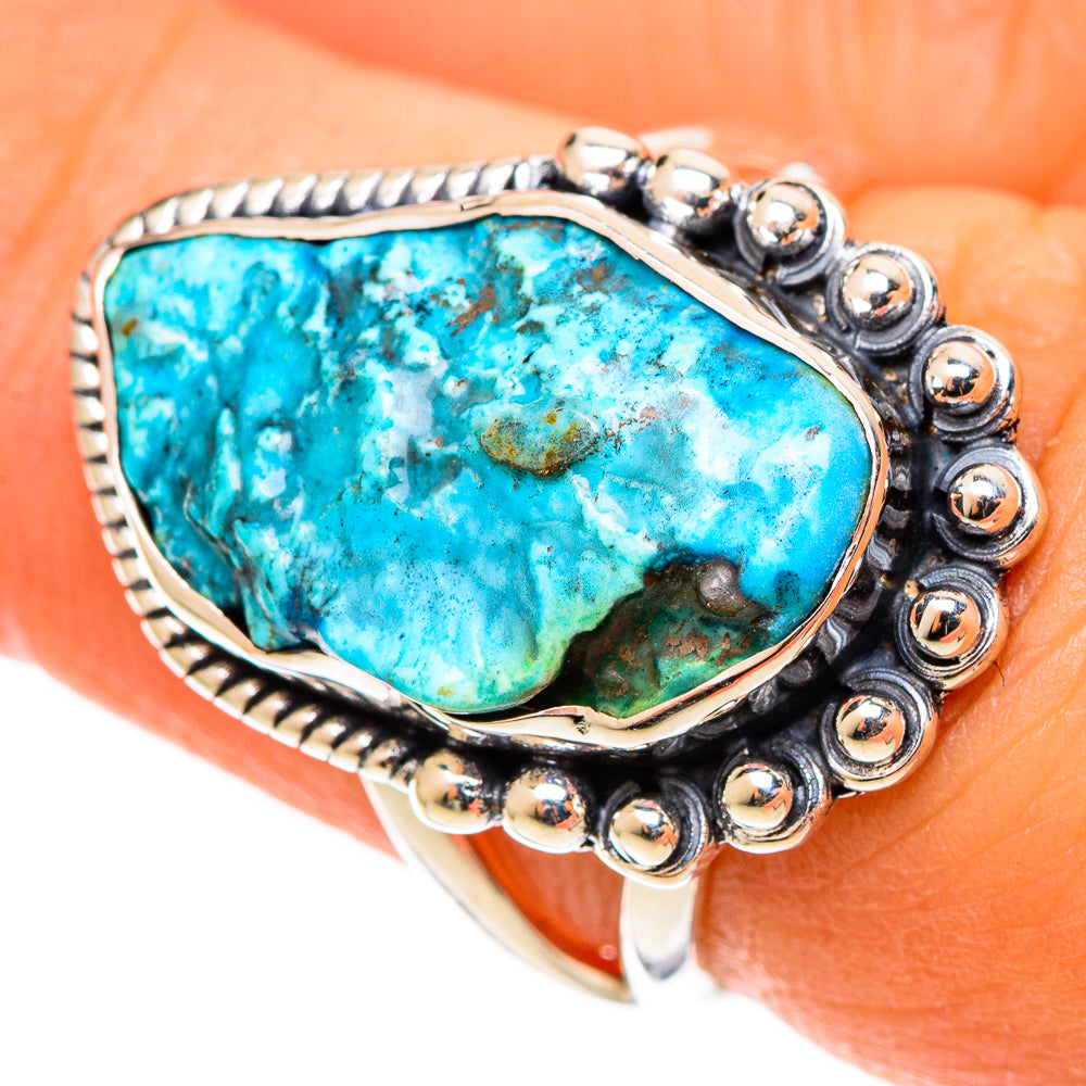 Turquoise Rings handcrafted by Anasilvercos - RING109078