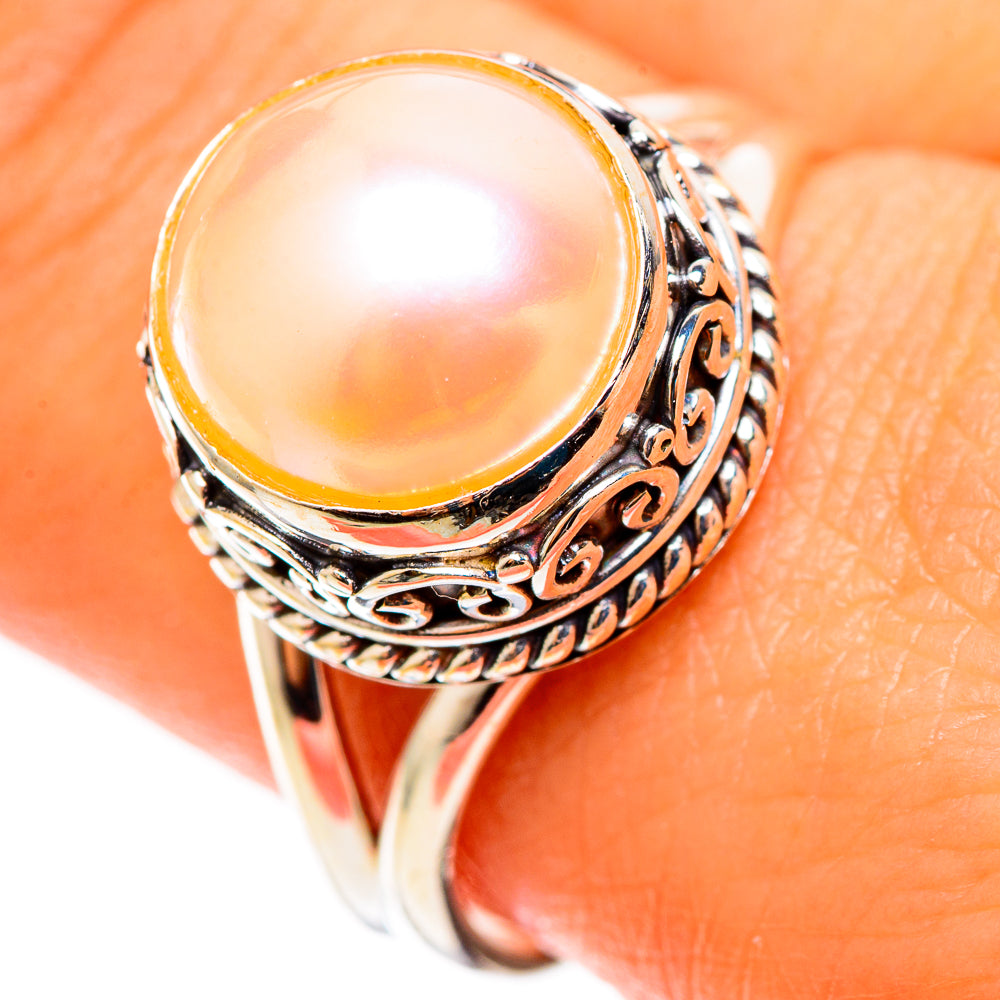 Cultured Pearl Rings handcrafted by Anasilvercos - RING109098