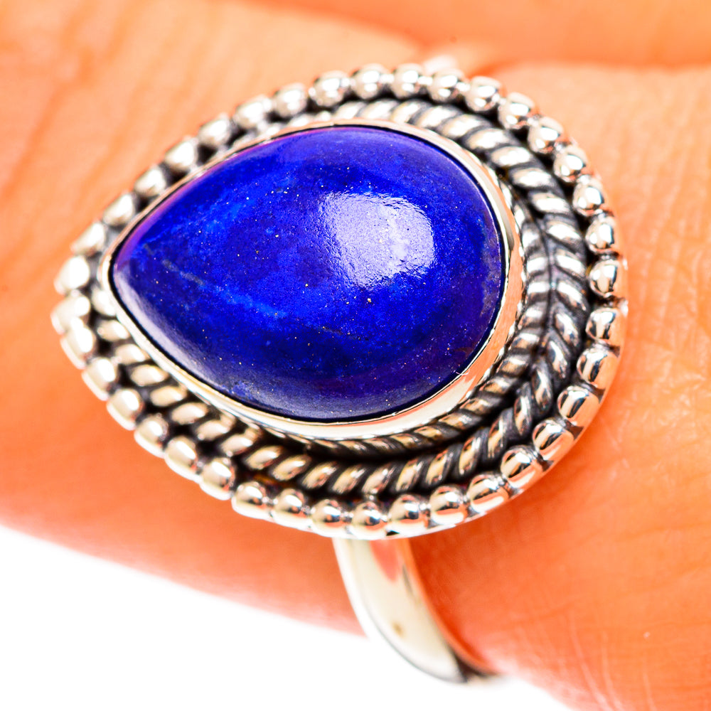 Lapis Lazuli Rings handcrafted by Anasilvercos - RING109103