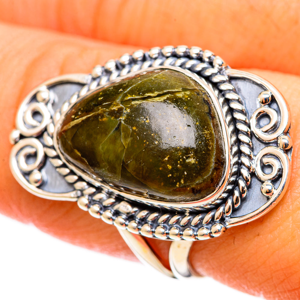 Ocean Jasper Rings handcrafted by Anasilvercos - RING109111