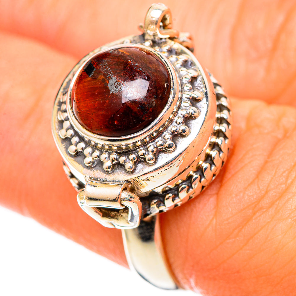 Garnet Rings handcrafted by Anasilvercos - RING109112
