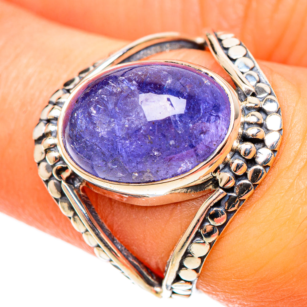 Tanzanite Rings handcrafted by Anasilvercos - RING109116