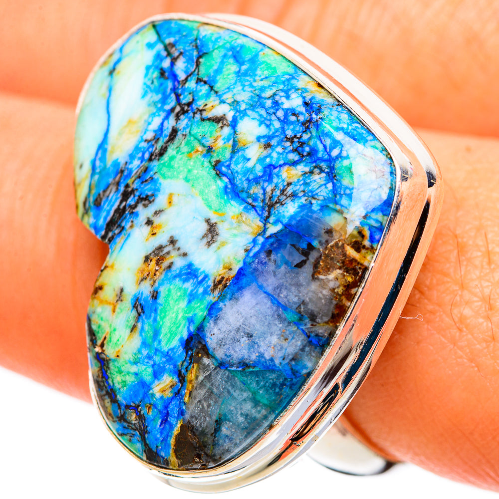Azurite Rings handcrafted by Anasilvercos - RING109138