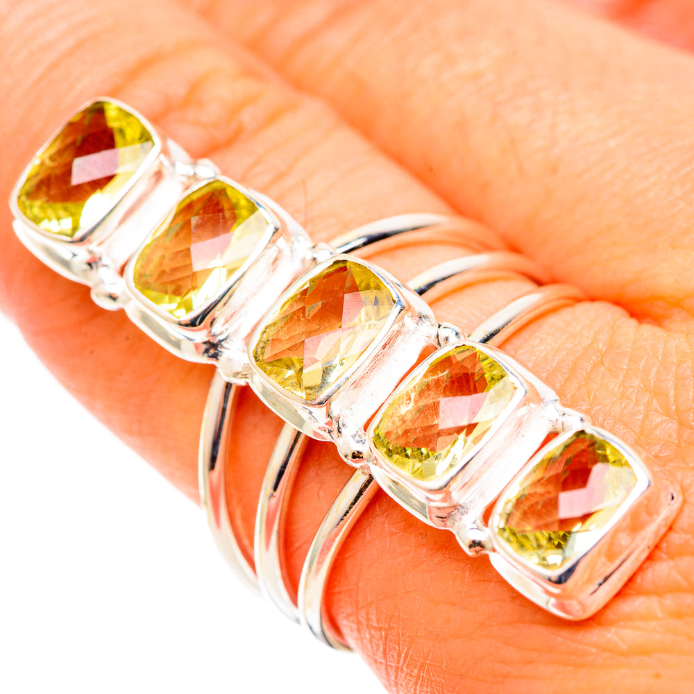 Citrine Rings handcrafted by Anasilvercos - RING109175
