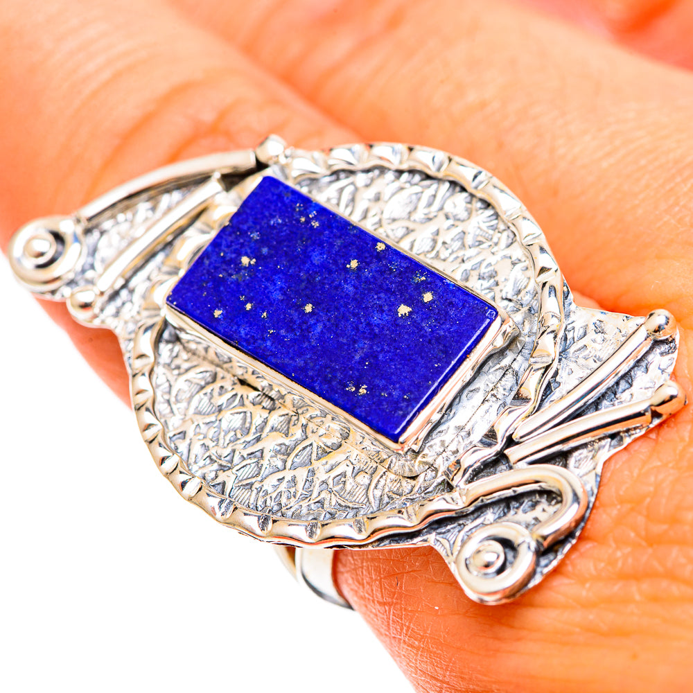 Lapis Lazuli Rings handcrafted by Anasilvercos - RING109180