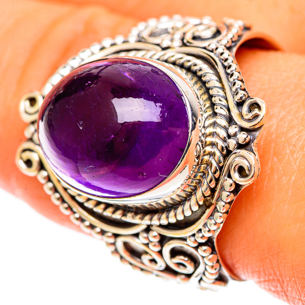 Amethyst Rings handcrafted by Anasilvercos - RING109200
