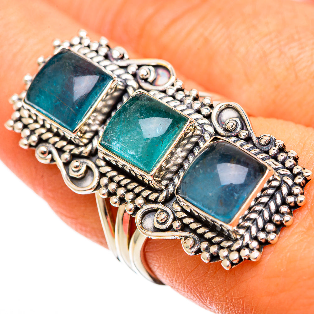 Apatite Rings handcrafted by Anasilvercos - RING109218