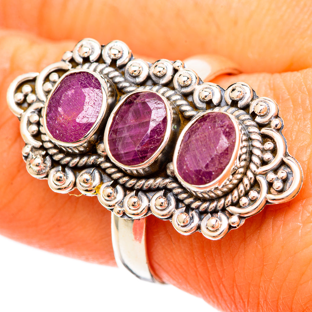 Ruby Rings handcrafted by Anasilvercos - RING109240
