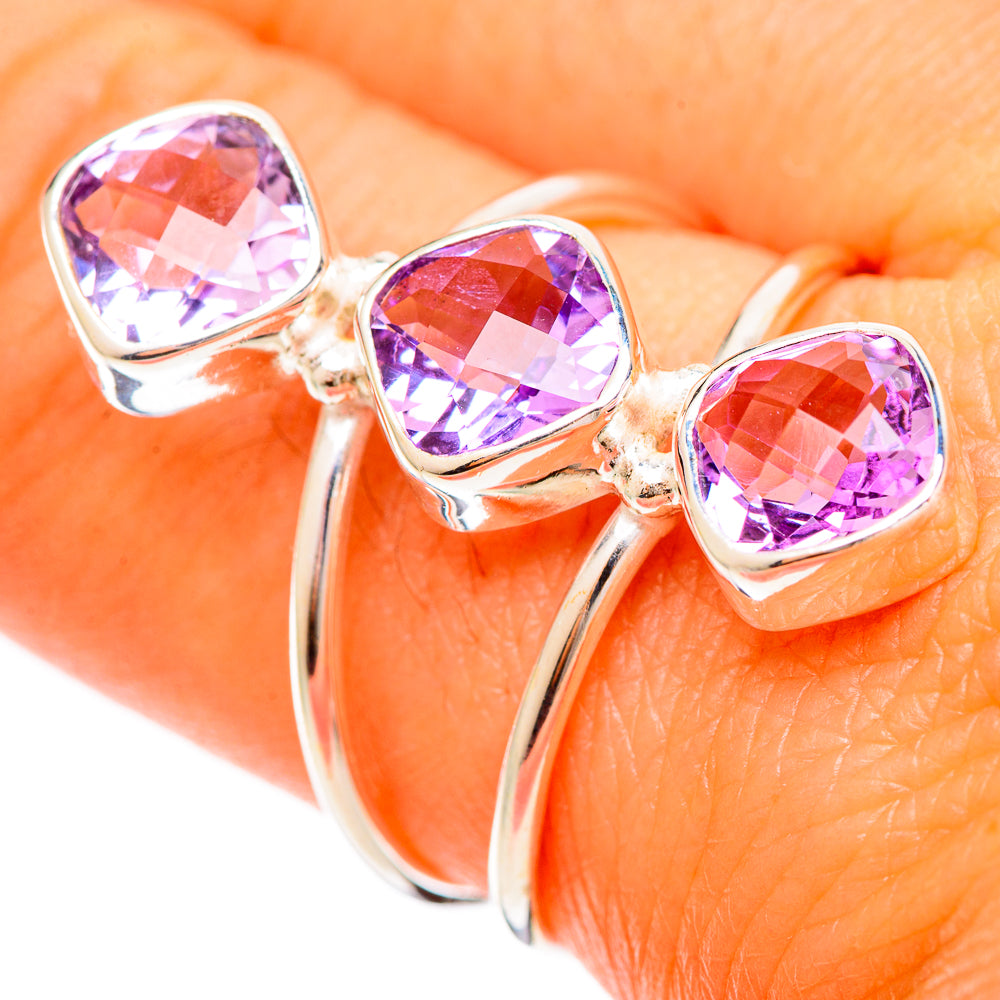 Amethyst Rings handcrafted by Anasilvercos - RING109242