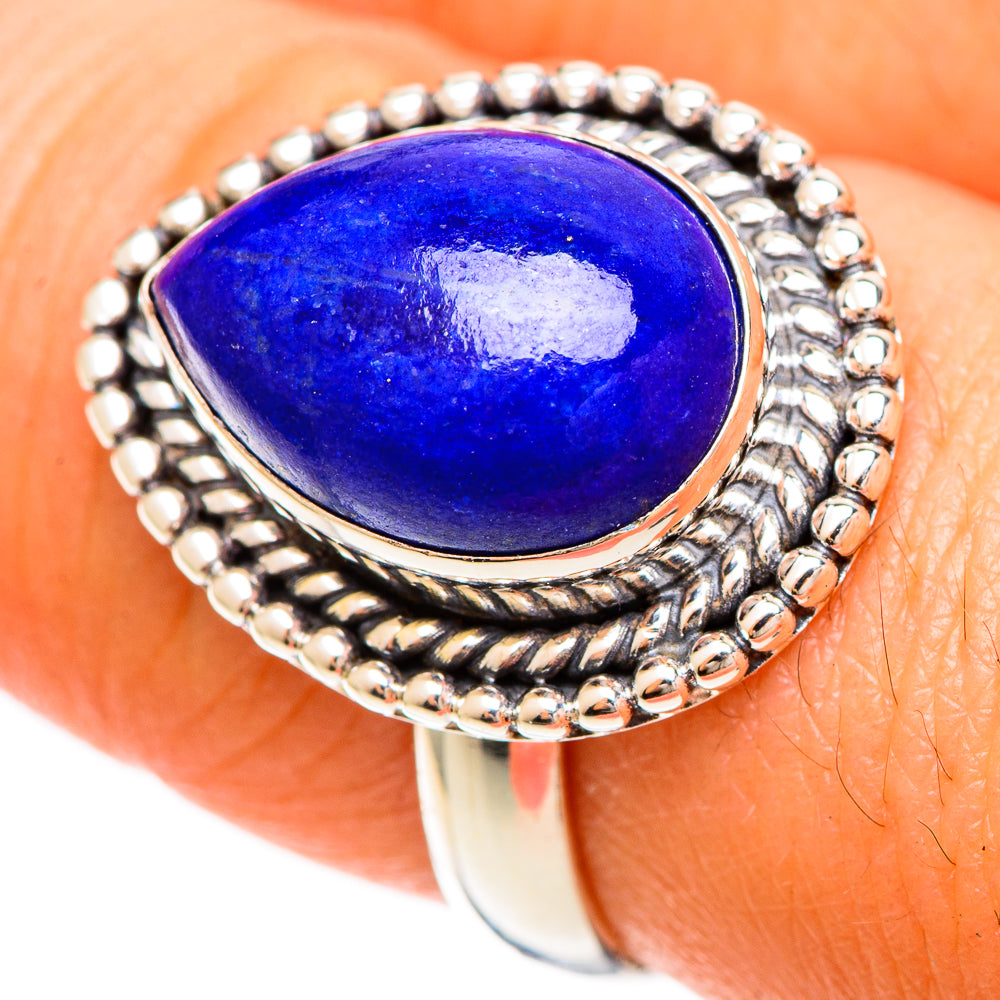 Lapis Lazuli Rings handcrafted by Anasilvercos - RING109262