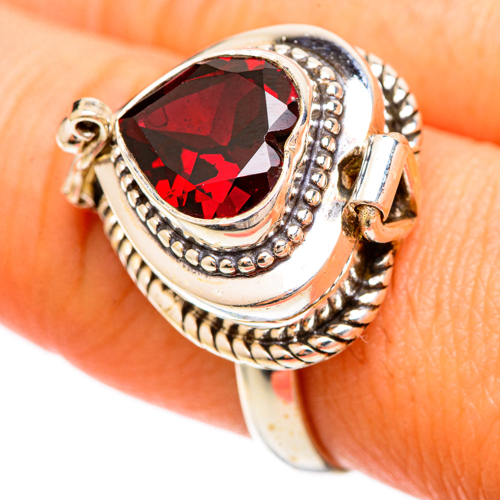 Garnet Rings handcrafted by Anasilvercos - RING109272