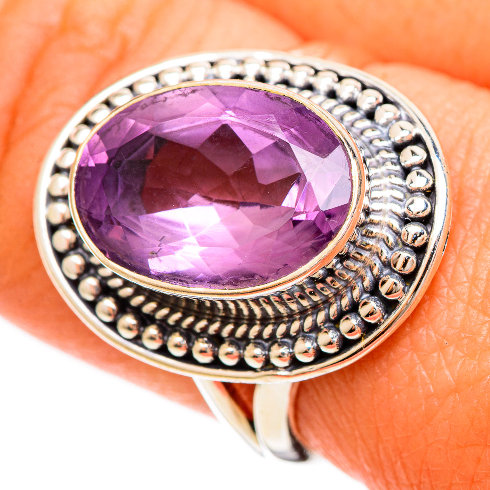 Amethyst Rings handcrafted by Anasilvercos - RING109274