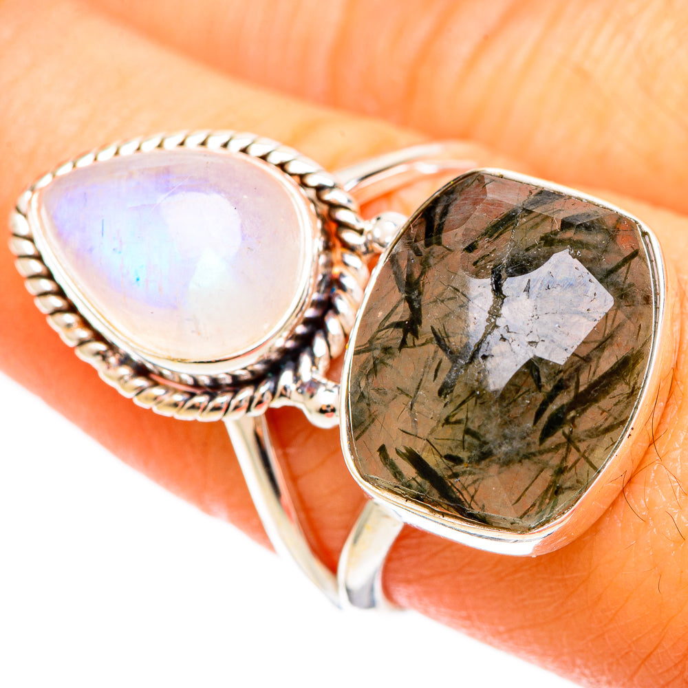 Tourmalinated Quartz Rings handcrafted by Anasilvercos - RING109308