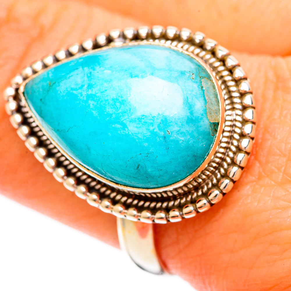 Larimar Rings handcrafted by Anasilvercos - RING109323