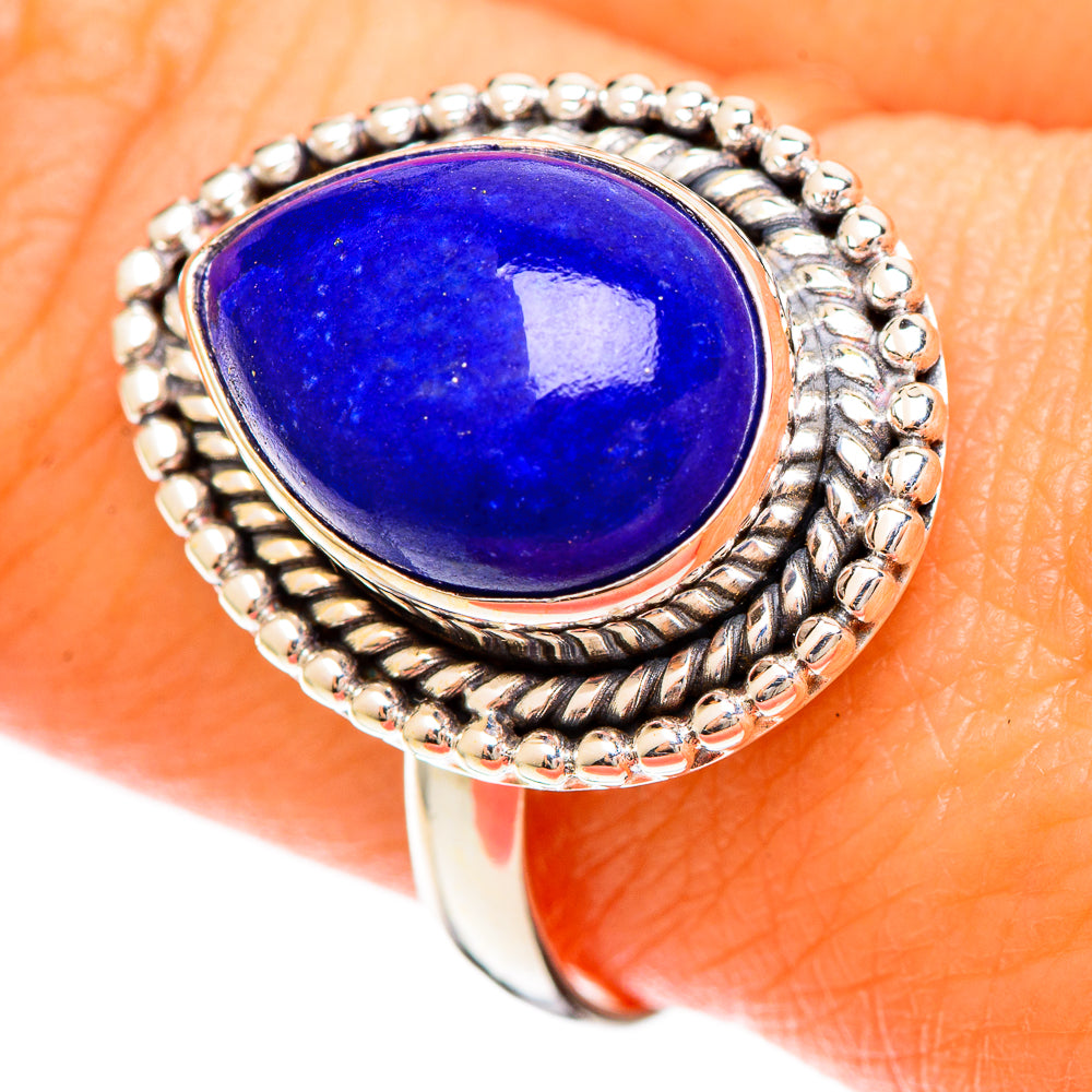 Lapis Lazuli Rings handcrafted by Anasilvercos - RING109327