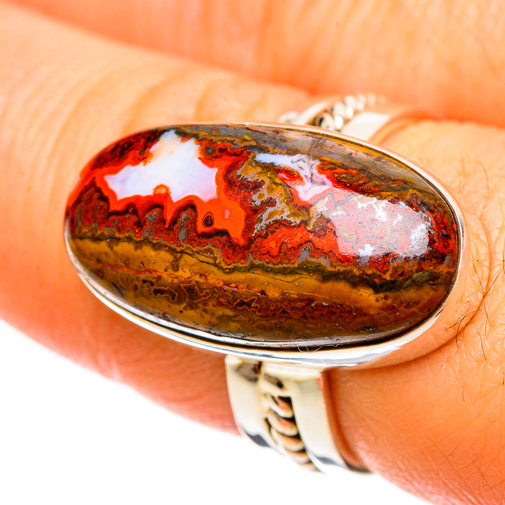 Moroccan Agate Rings handcrafted by Anasilvercos - RING109333