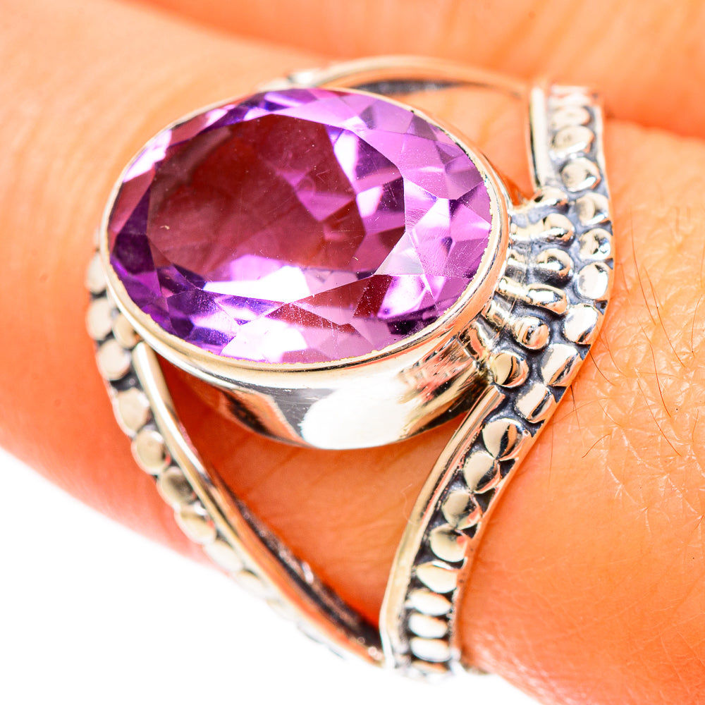 Amethyst Rings handcrafted by Anasilvercos - RING109337