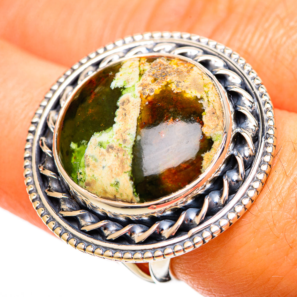 Rainforest Opal Rings handcrafted by Anasilvercos - RING109425